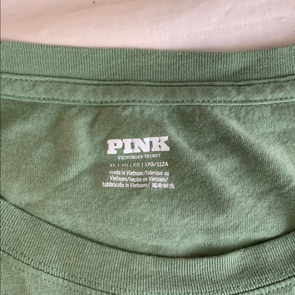 PINK Victoria's Secret Green Top - Picture 2 of 4